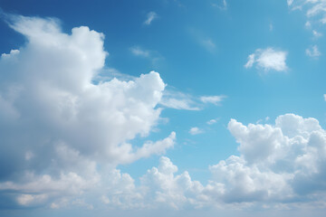 A blue sky and a clouds background