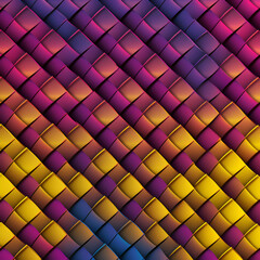 Fototapeta na wymiar abstract geometric background,purple,tile,geometric,lightpink,yellow,AI generated