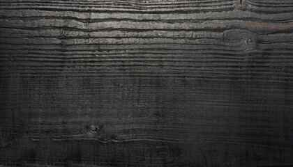 Black Wooden structural surface. Top view.