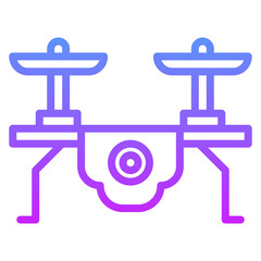 Obraz premium Camera Drone Icon
