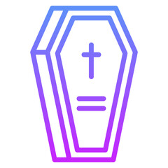 Fototapeta premium Coffin Icon