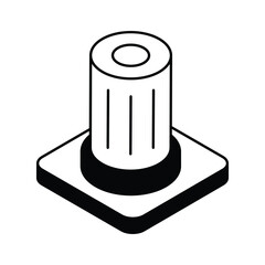 History icon, vector stock illustration.