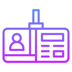 Identification Card Icon