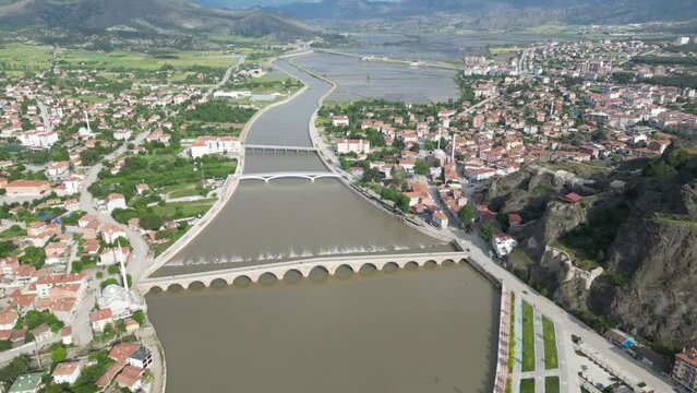 Osmancık district of &Ccedil;orum, one of the important paddy production centers of Turkey.