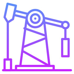 Oil Refinery Icon