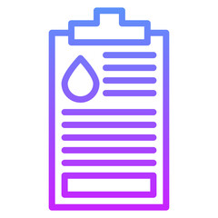 Oil Data Report Icon