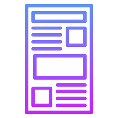 Fototapeta premium Letter Icon