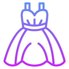 Wedding Female Dress Icon