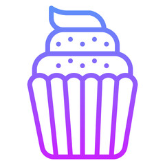Wedding Cupcake Icon
