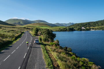 sur la route du Mont Dore en Auvergne