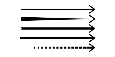 Vector arrow isolated