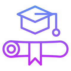 Obraz premium Bachelor Icon