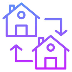 House Exchange Icon