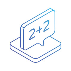 Chat icon, vector stock illustration.