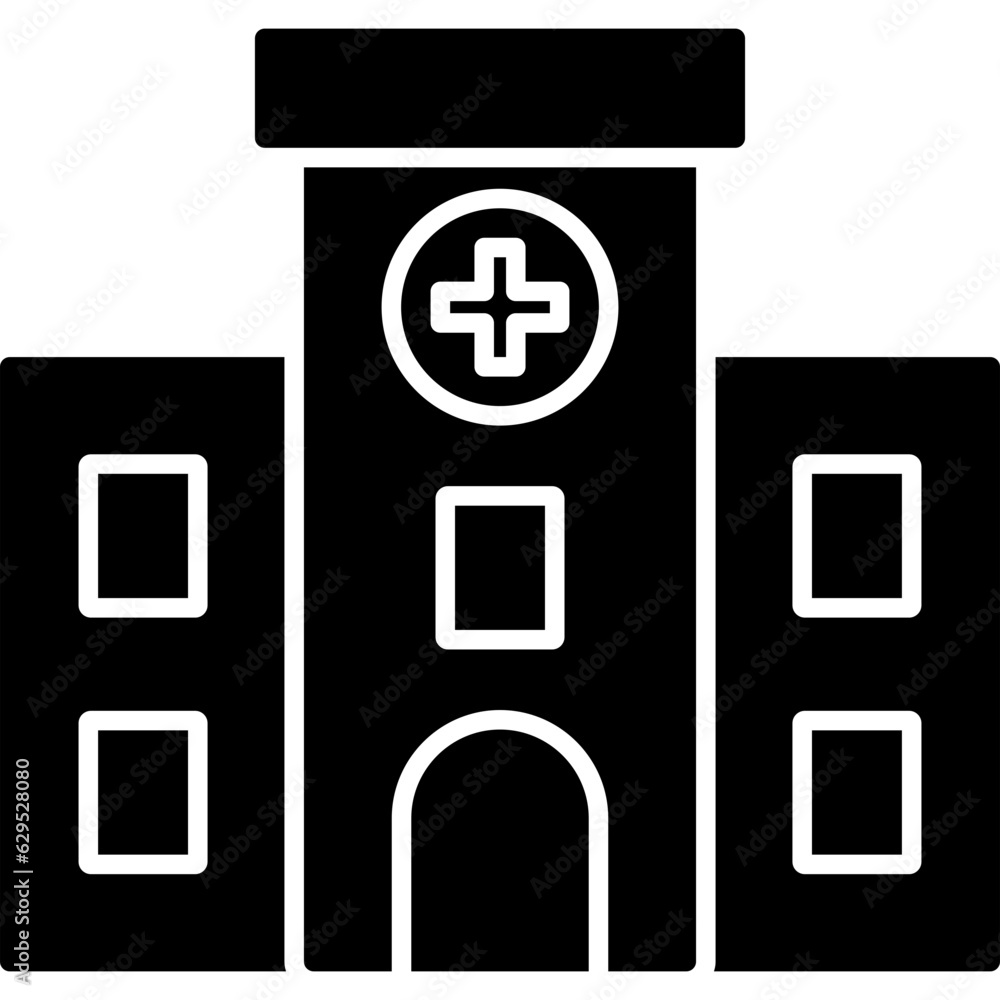 Canvas Prints Hospital Icon