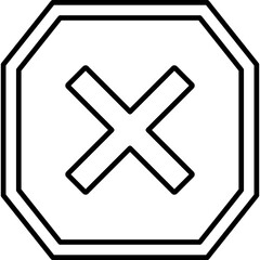 Obraz premium Cross Icon