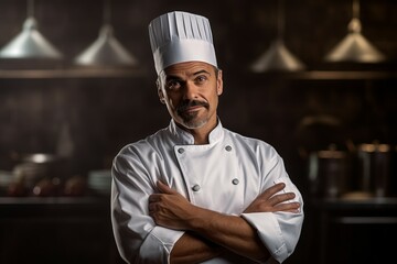 Handsome master chef. Generate Ai - obrazy, fototapety, plakaty