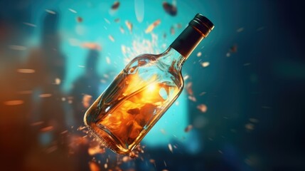 Abuse of alcohol addiction, the concept of alcoholism, the problem of people during crises and depressions.