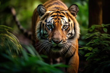 Obraz na płótnie Canvas Tiger, Wildlife Photography, Generative AI