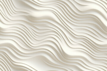 Seamless white sand with ripples texture. Generative AI