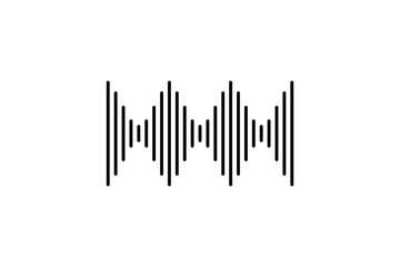 Sound Flow icon. icon related to audio and sound settings. line icon style. Simple vector design editable