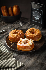 donuts with different flavors