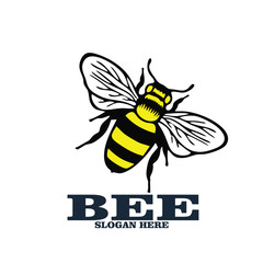 Design mascot logo icon character bee