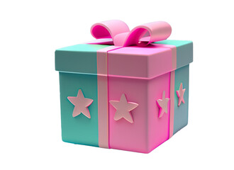 Naklejka premium 3d gift celebration