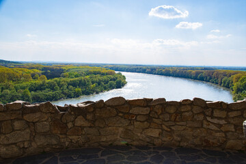 Fototapeta premium view of the river
