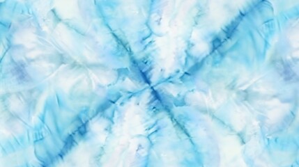 Obraz premium Generative AI : Tie dye pattern, Pale Aqua and Ice Blue