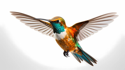 Topaz Hummingbird White background