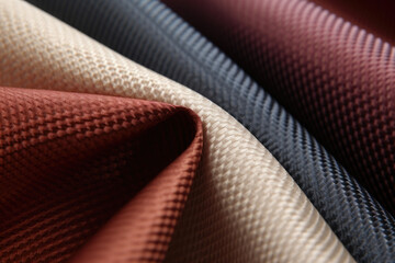 Detailed Woven Fabric Texture. Generative AI