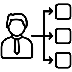 project management icon often used in design, websites, or applications, banner, flyer to convey specific concepts related to project management.