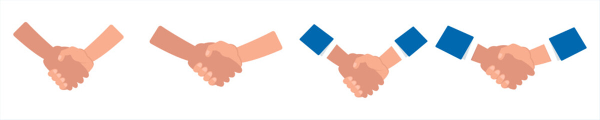 handshake vector deal agreement illustration
