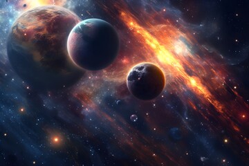 planets in outer space