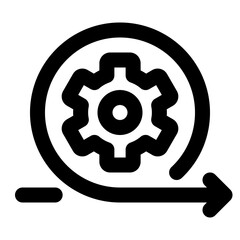 Obraz premium Agile Development Icon