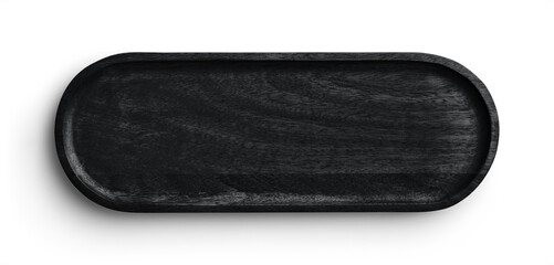 Black Wooden Tray