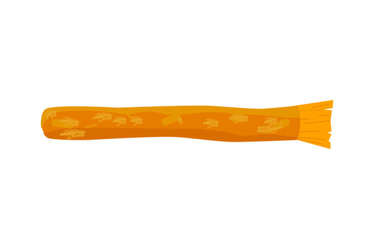 simple vector sketch, siwak or miswak, ancient traditional tooth paste and brush
