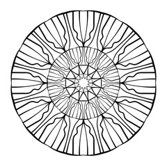 Obraz premium Abstract doodle ornament. Vector design element.