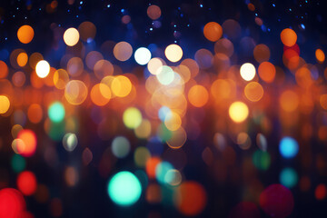 Obraz premium Abstract colourful Bokeh lights backdrop 