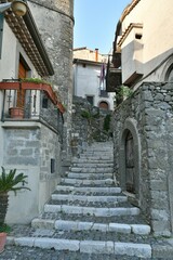 Fototapeta na wymiar The historic village of Patrica, Italy.