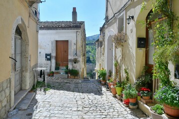 The Molise village of Larino, Italy.