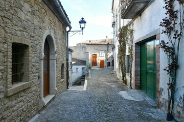 The village of Alberona in Puglia, Italy.