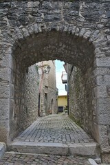 Naklejka premium The Campanian village of San Lupo, Italy.
