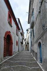 Fototapeta premium The Campanian village of San Lupo, Italy.