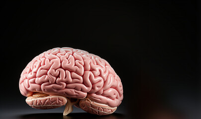 Human brain Anatomical Model, medical concept. Intelligence brain nervous system. Science study and learnm Psychologt