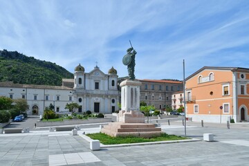 The Campania village of Cerreto Sannita, Italy.