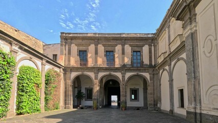 Fototapeta na wymiar The museum of San Martino in Naples, Italy.