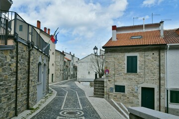 The italian village of Capracotta, Italy.