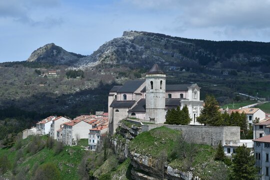 The Molise village of Capracotta, Italy.